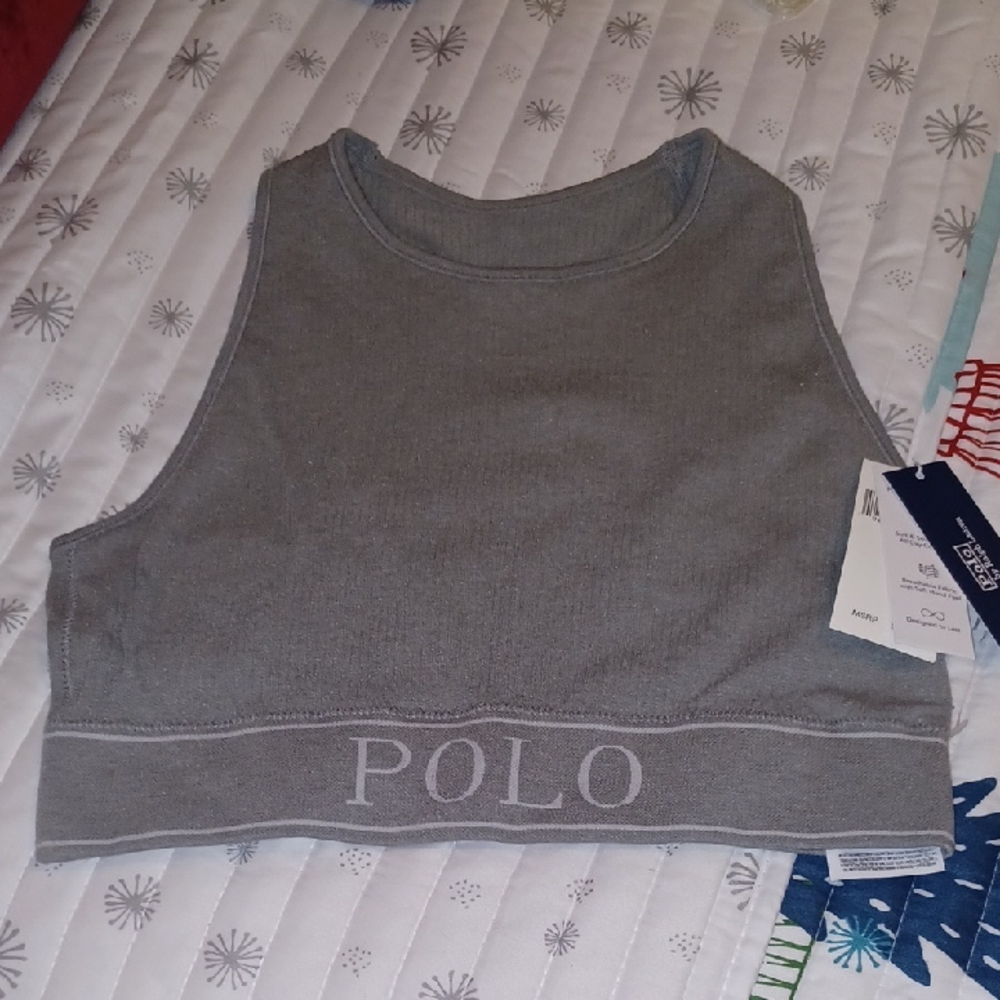 Polo By Ralph Lauren SeamlessvRibbed Crop Top
